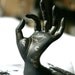 Hand Painted Astrological Palm Reading Ring and Jewelry Holder / Display