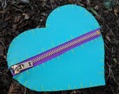 Heart Vinyl Coin Purse