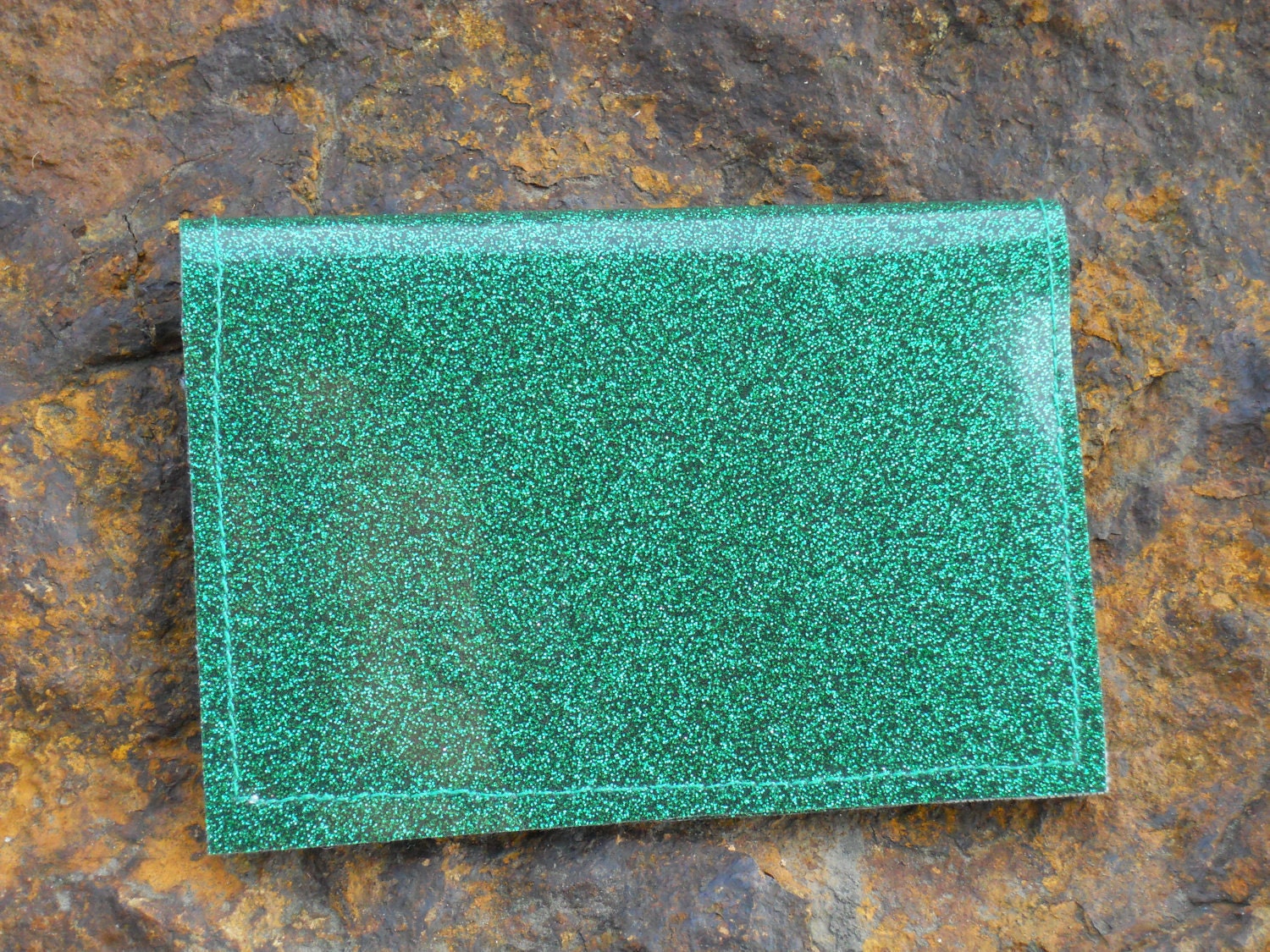 Glitter Vinyl Billfold Wallet