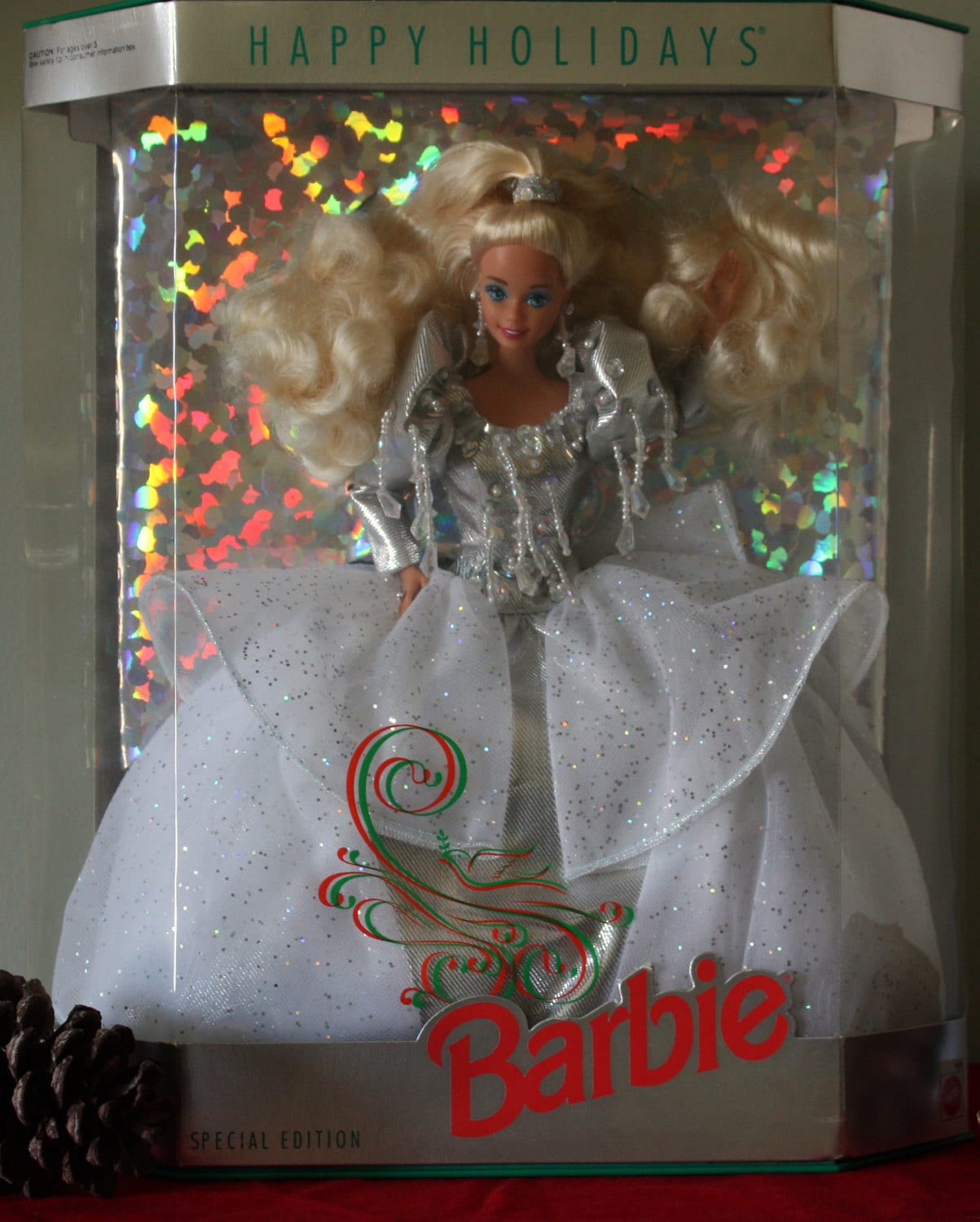 Items Similar To Vintage 1992 Holiday Barbie Doll Limited Edition Nrfb Condition By Mattel On Etsy 4613