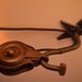 Antique style pulley light "Steampunk-ish"