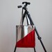 Raygun Tote : Metallic Red and Silver Tote Bag