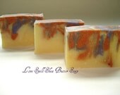 Love Spell (Type) Shea Butter vegan soap - fruity floral romantic scent.  Handmade, cold process soap.  Made in Connecticut.