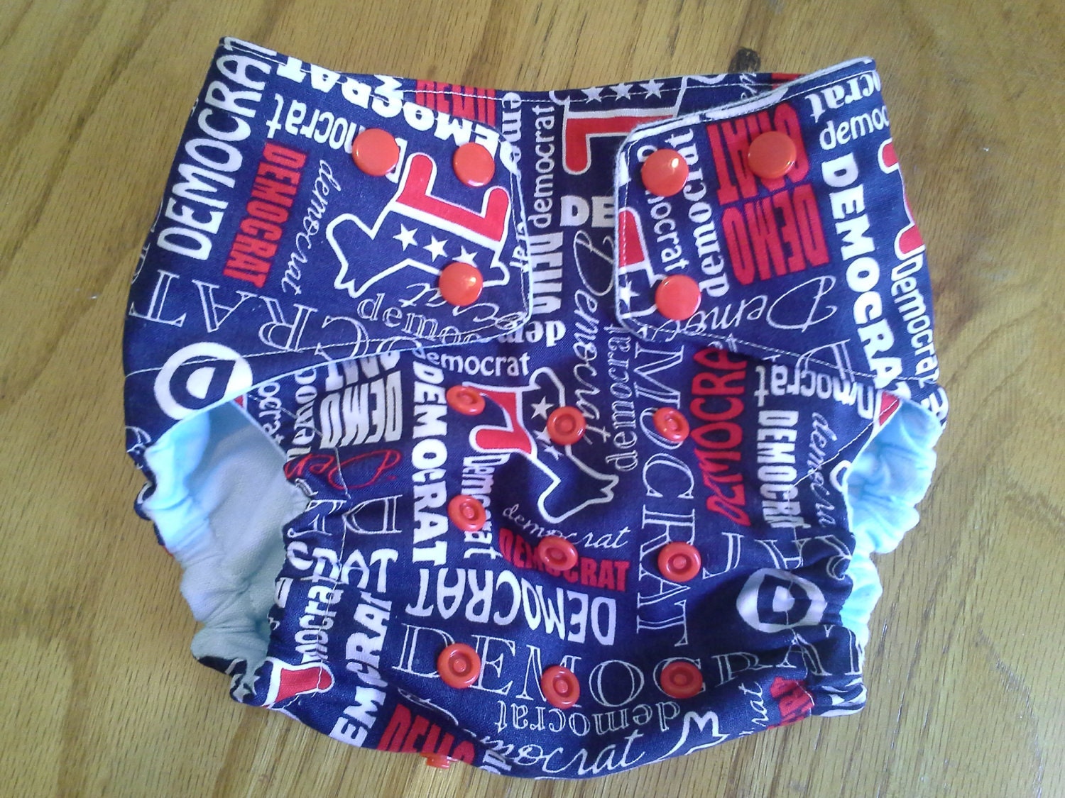 Democrat cloth diaper