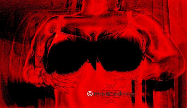 Femme Fatale Woman Sexy Red Semi-Nude Limited Edition