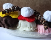 Felt Play Food - Banana Split