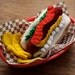 Felt Play Food - Hot Dog and chips