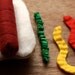 Felt Play Food - Hot Dog and chips