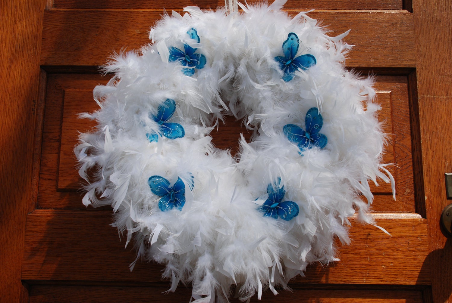 Summer Wreath, Cottage Wreath, Wedding Wreath, Front Door Wreath, Baby Shower