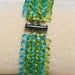 Blueberry and Lime Lentil Bracelet