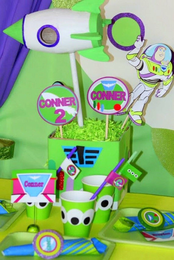 SPACE RANGER Place Cards From Toy Story - Buzz lightyear - Boys Birthday Party - Krown Kreations & Celebrations Il_570xn