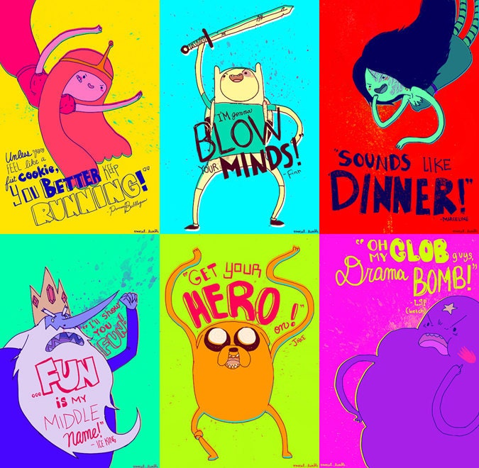 ADVENTURE TIME-- 6 SET