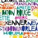 LOUISIANA Digital Illustration Print of Louisiana State with Baton Rouge New Orleans