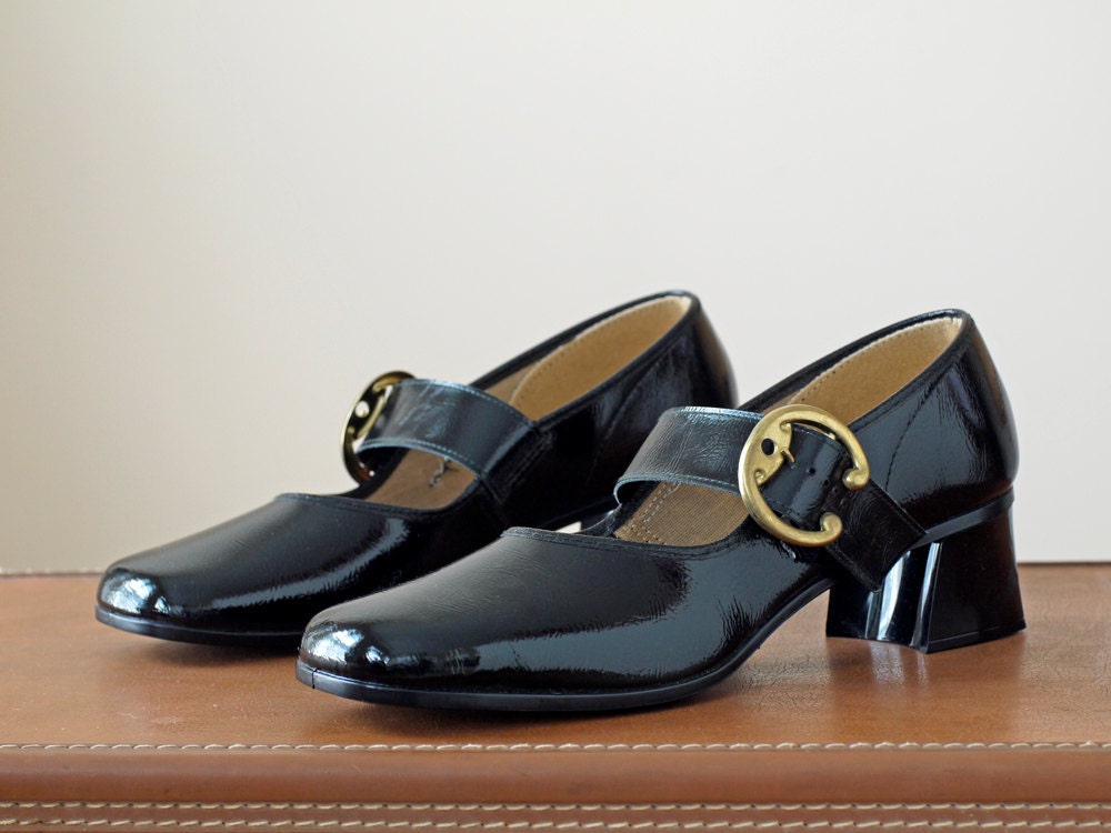 1970s Mary Janes NOS / 70s Mary Jane Heels // The Tap Dance Kid