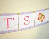 It's A Girl - Butterfly Baby Shower Banner -  DIY Digital Printable Banner