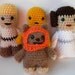Wicket the Ewok - MADE TO ORDER - Star Wars Amigurumi Doll - 4.5 Inches Tall - Washable Handmade Toy
