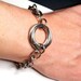 Chainmail Bracelet, Womens Jewelry, Stainless Steel Mobius Orb Chain Mail Love Knot Bracelet