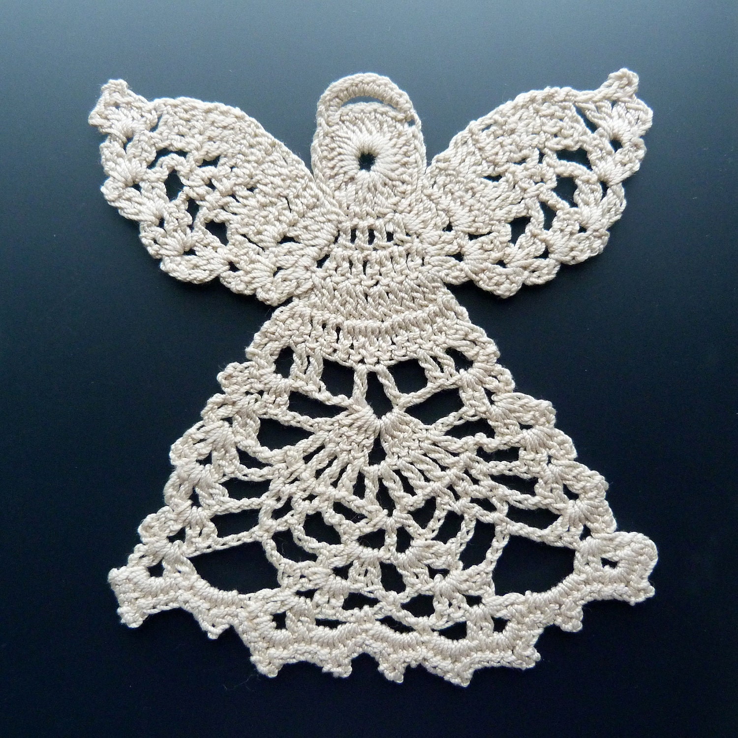 Crocheted Doily - Angel in Lace