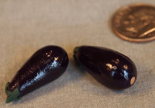miniature eggplants