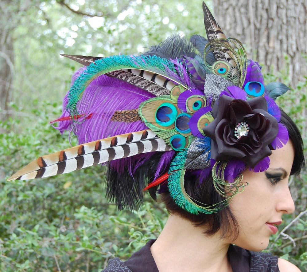 peacock headdress