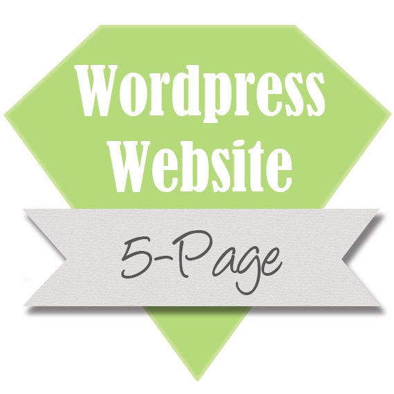 Need a Wordpress Website, Professional Custom Website or Blog Design CMS, 5 pages.