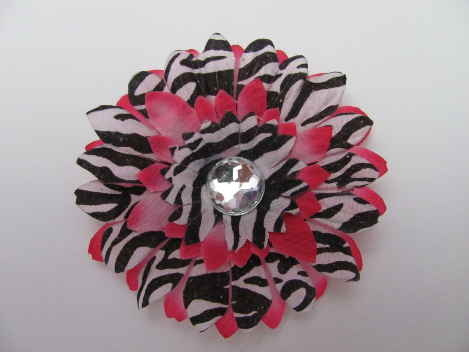 Black Fabric Flowers