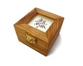 Wood Burned Bumblebee Box