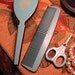 Three Piece Turquoise/Black Celluloid Dresser Set SALE
