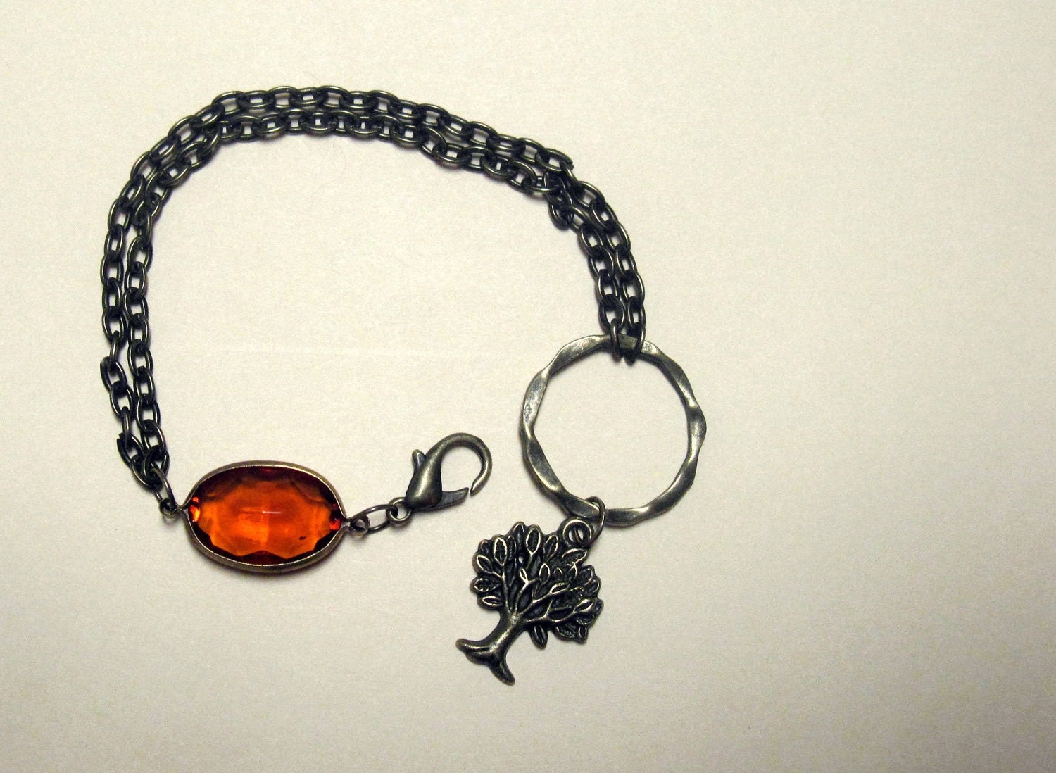 Lucky Orange Tree Charm Bracelet