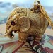 Rare Vintage Solid Perfume Elephant Pendant Locket Necklace By Max Factor