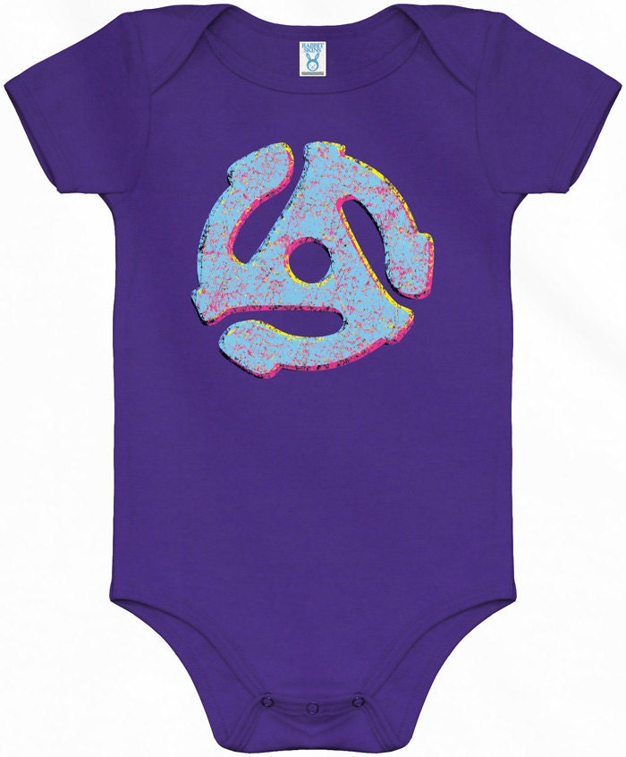 45 Adapter CMYK Onesie Creeper - NB to 24M - Blue or Purple