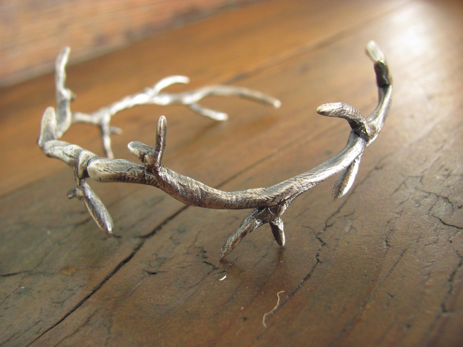 Sterling Silver Branch Cuff