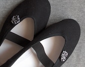 black & white grid /ballet flats shoes jarmilki wedding woman bride poletsy fashion gift romantic elegant spring summer simply swimming