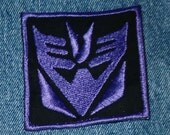 Transformers Decepticon Embroidered Patch