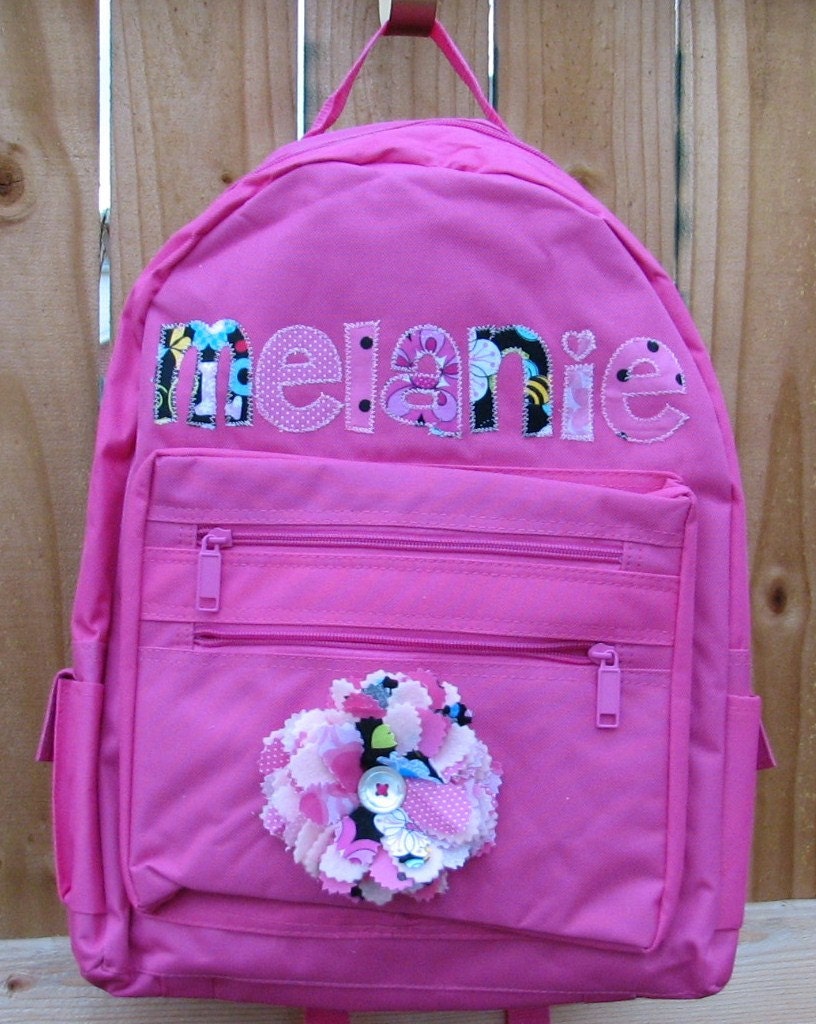 Personalized Applique Backpack