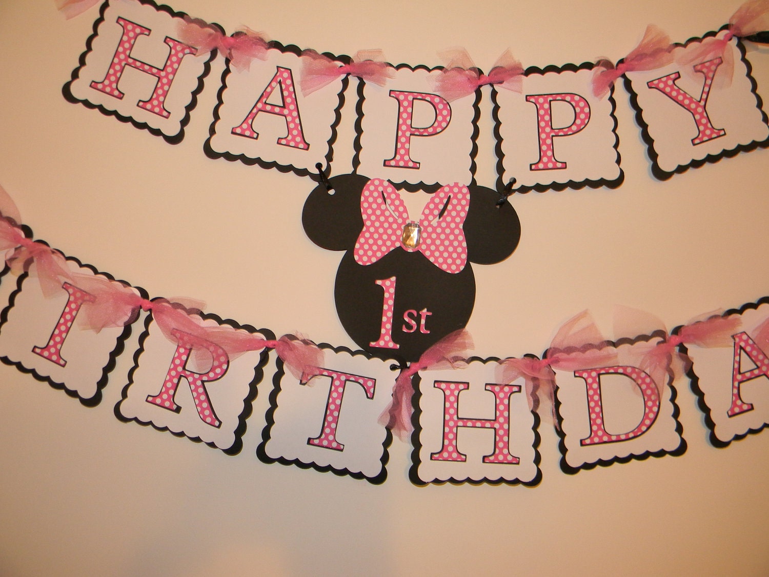 Minnie Mouse Birthday Banner
