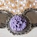 Antique Silver Round Cameo Frame Cabochon Pendant Setting Lot of 6...30mm