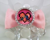 Scott Pilgrim 8-Bit Love Pink Hair Bow Clip