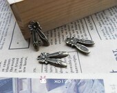 30pcs--- Antique bronze shoes  Charm Pendant --12x20mm NYTB490