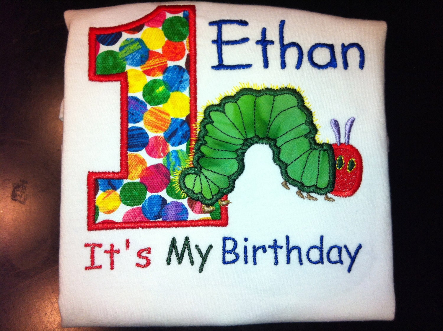 Very Hungry Caterpillar  Inspired Birthday Shirt for Kids