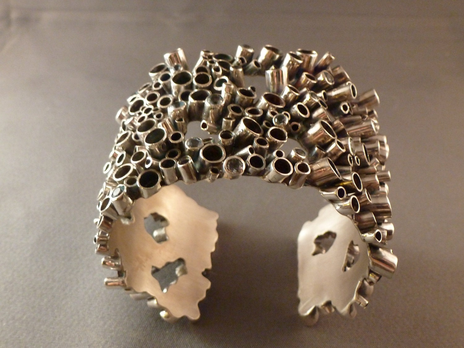 big bubble cuff bracelet