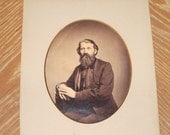 Striking Oval Framed Portrait of Carl Bappels of N. Y.
