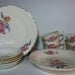 Vintage DinnerWare 1930-1940s China Homer Limoges USA Shabby Chic Floral