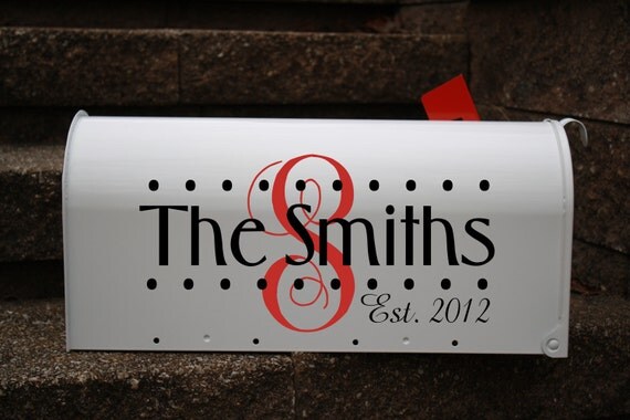 RESERVE for----petrillo7---Personalized Mailbox - Wedding Giftcard holder