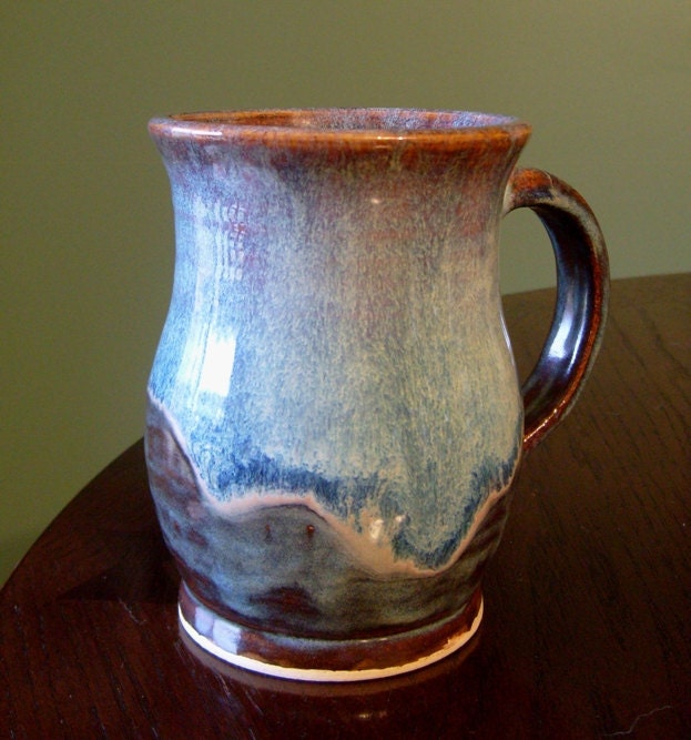 Extra Large Coffee Mug 1516oz IN STOCK by MedicineWheelPottery