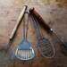 Rustic Kitchen Tools Strainers Whisks