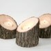 Tree Branch Candle Holders Set of 3 Short Angled- Rustic Wood Candle Holders, Tree Slice, Wooden Candle Holders, Wedding Centerpiece