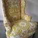 Winged Back Chair - Summer Breeze