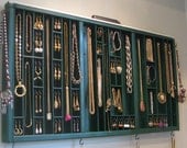 Jewelry Display in Hunter Green