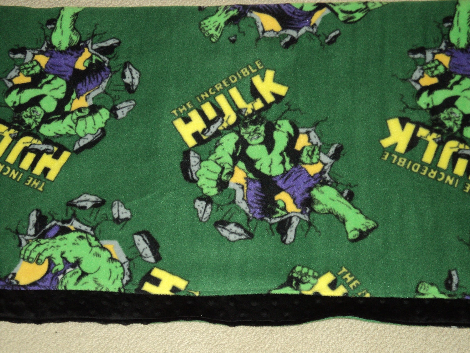 SUPERHERO BABY BLANKET The Hulk Stroller Blanket by
